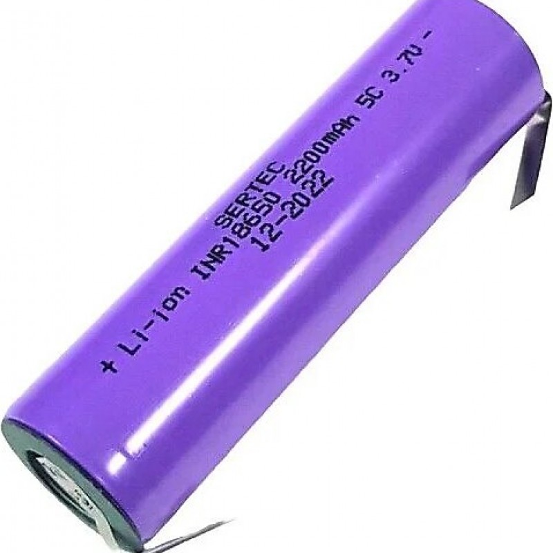 Sertec 18650 3.7V 2000 Mah Li-Ion Şarjlı Pil