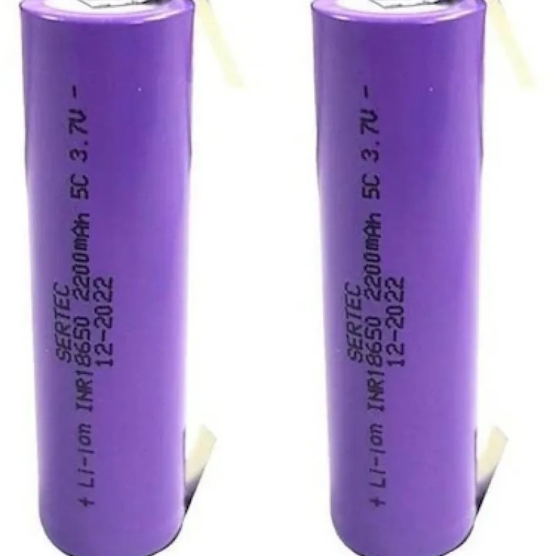 Sertec 18650 3.7V 2200 Mah Li-Ion Şarjlı Pil