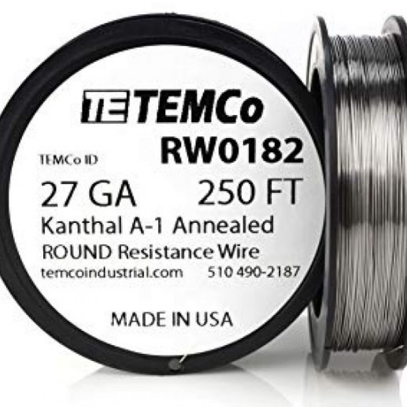 TEMCo Kanthal A1 27 GA 10 Metre Tel